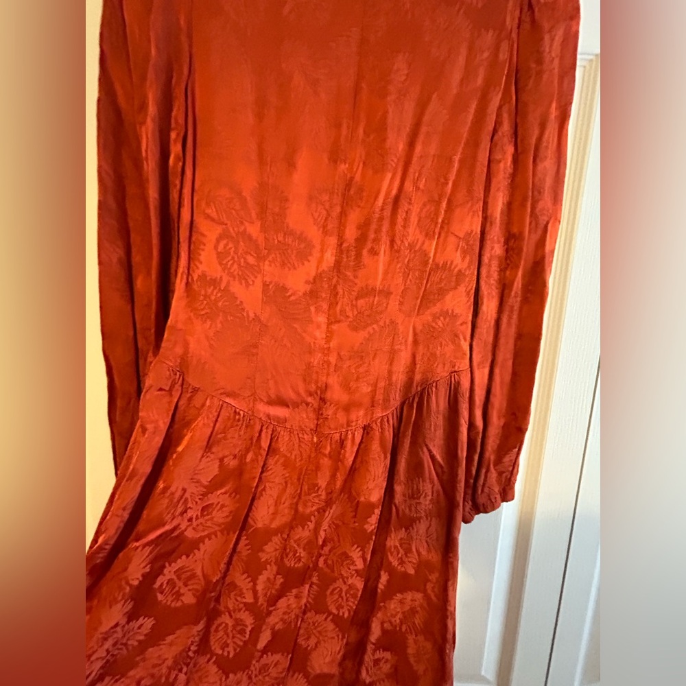 Orange Jacquard Midi Dress - Love, Whit by Whitney Port - Picture 12 of 16